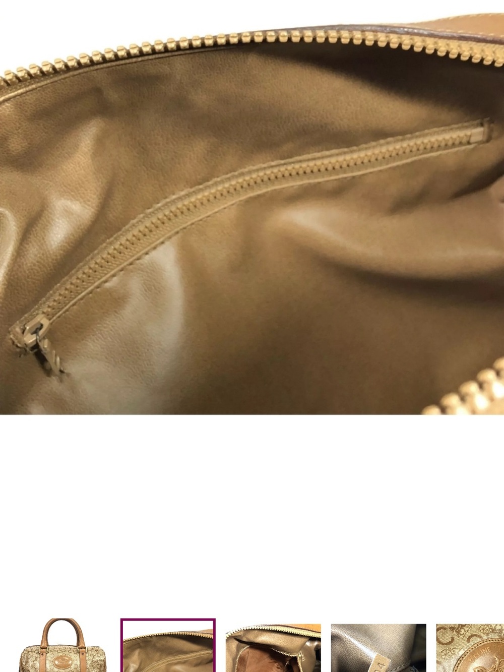 Authentic Vintage Celine Macadam Boston Bag Horse Carriage Satchel - Picture 14 of 14